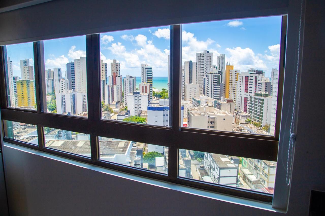 Flat no melhor de Boa Viagem, Vista para o mar, Andar Alto Recife Exterior foto