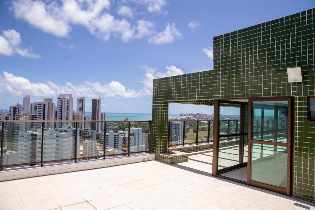 Flat no melhor de Boa Viagem, Vista para o mar, Andar Alto Recife Exterior foto